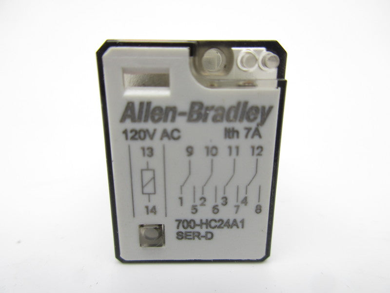 ALLEN BRADLEY 700-HC24A1 SER. D 7A 120VAC UNMP