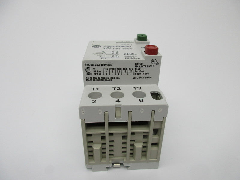 ALLEN BRADLEY 140-MN-1000 SER. C 6.3-10.0A (BR/WH) NSMP