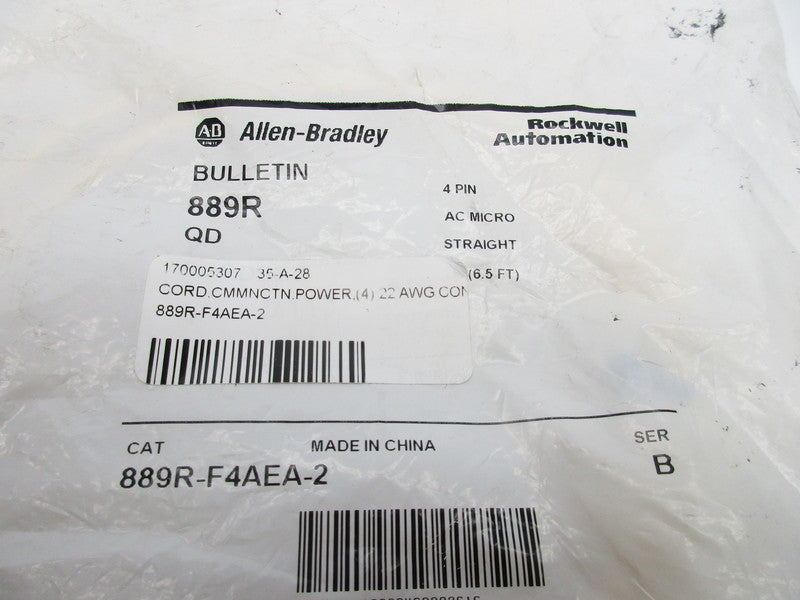ALLEN BRADLEY 889R-F4AEA-2 SER. B (WH) NSMP