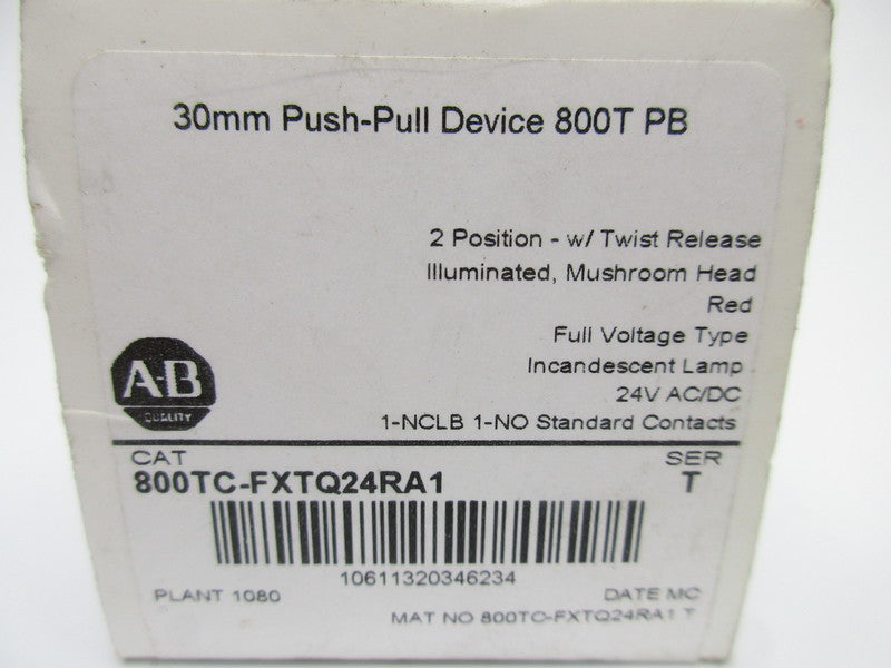 INDUSTRIAL SPARE PART 800TC-FXTQ24RA1 SER. T (WH) NSMP