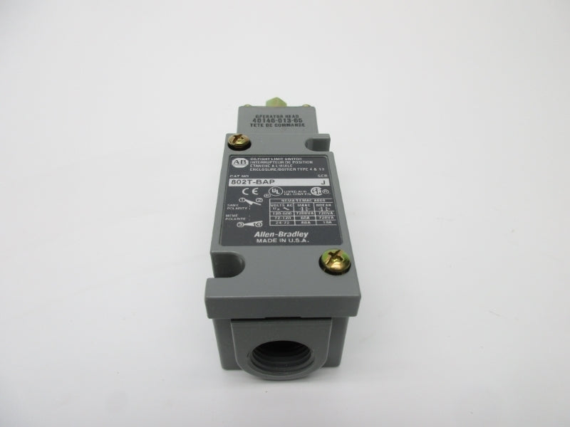 ALLEN BRADLEY 802T-BAP SER. J 120-600VAC 60A NSNP