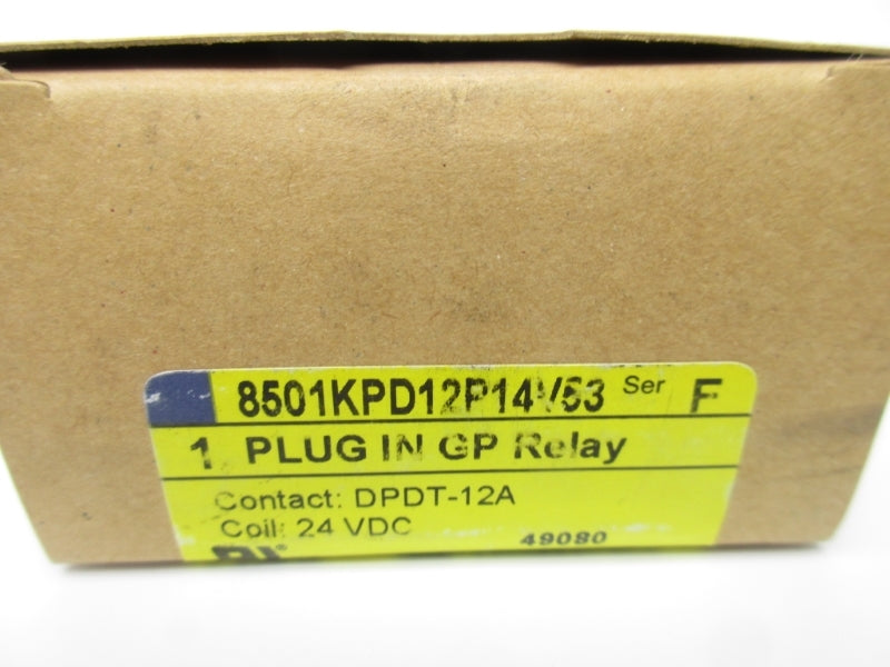 SQUARE D 8501KPD12P14V53 SER. F 24VDC NSMP