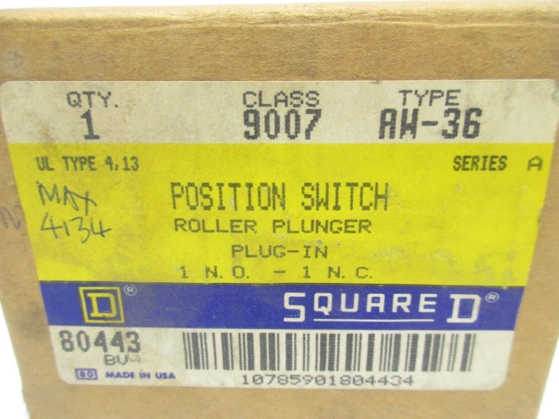 SQUARE D 9007-AW-36 NSMP