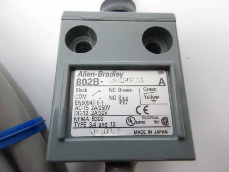 ALLEN BRADLEY 802B-CSADBSXC3 SER. A NSNP