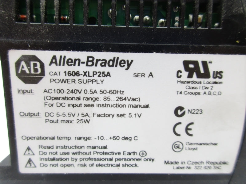 ALLEN BRADLEY 1606-XLP25A SER. A NSNP