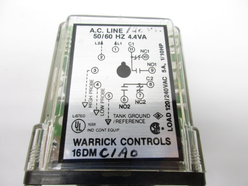 WARRICK CONTROLS 16DMC1A0 5A 120/240VAC UNMP