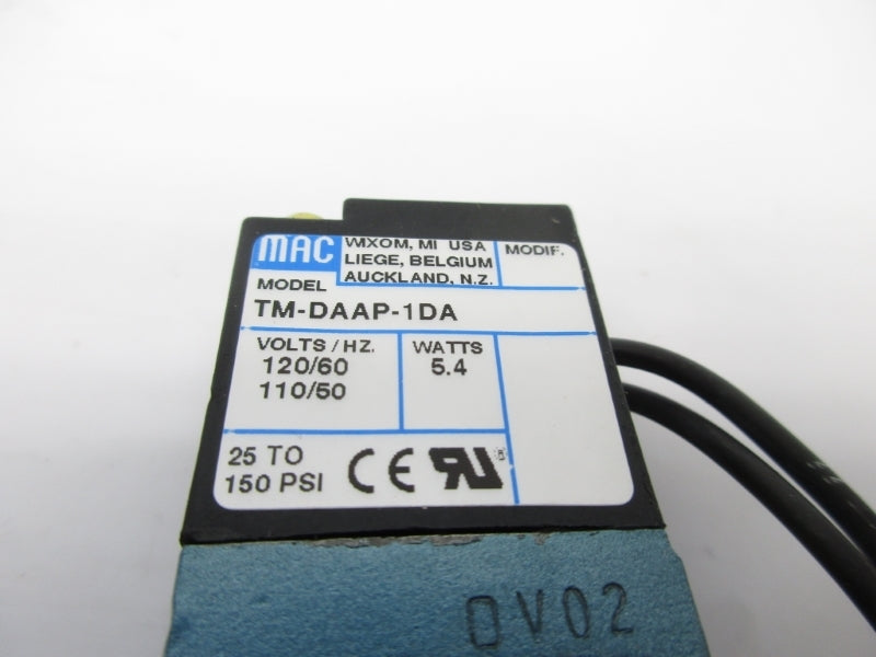 MAC TM-DAAP-1DA 110/120V 25-150PSI NSMP