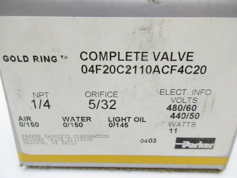 PARKER 04F20C2110ACF4C20 NSMP