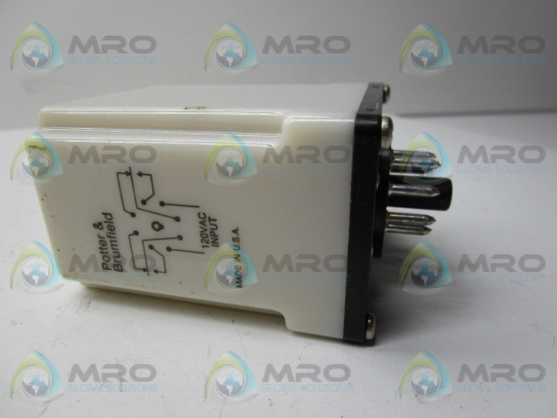 POTTER & BRUMFIELD CHB-38-70002 RELAY 1.0-60 SEC. 240VAC  UNMP