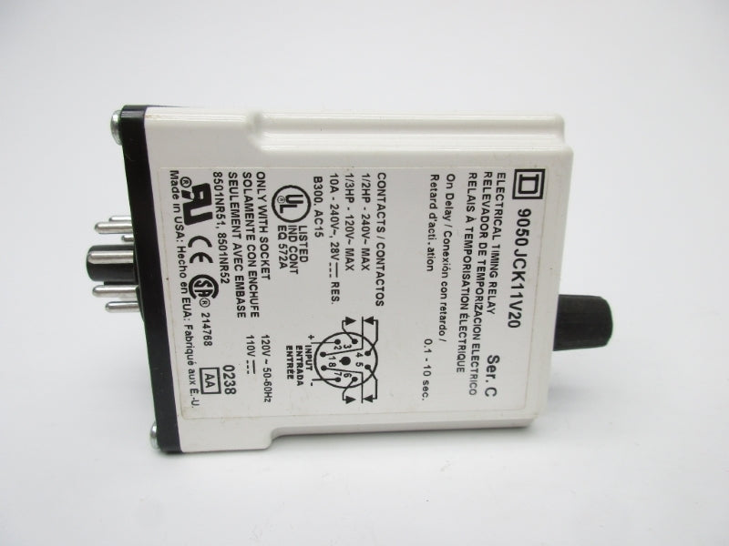 SQUARE D 9050JCK11V20 SER. C 120V NSMP