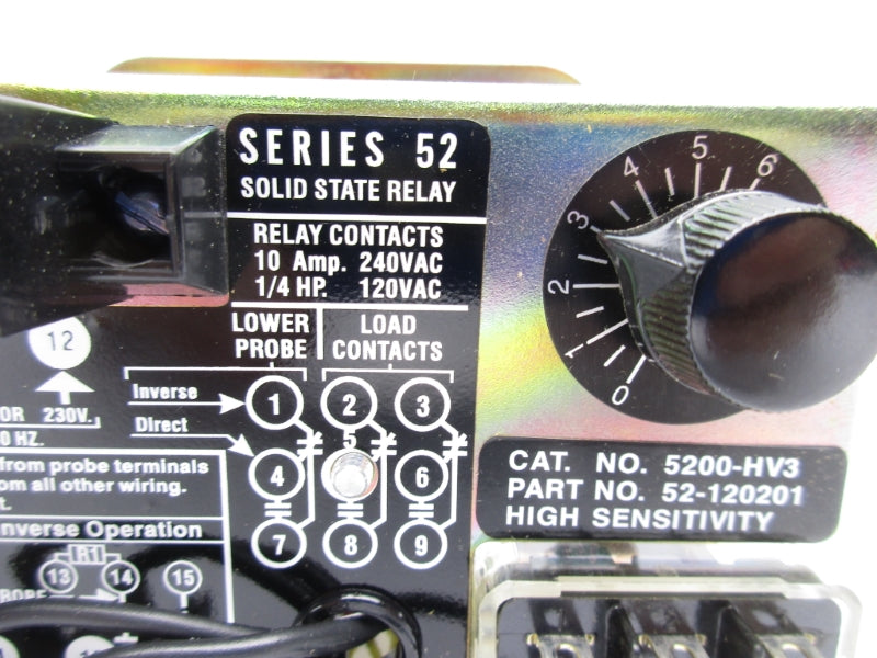 BW CONTROLS 5200-HV3 SER. 52 10A 240VAC NSNP
