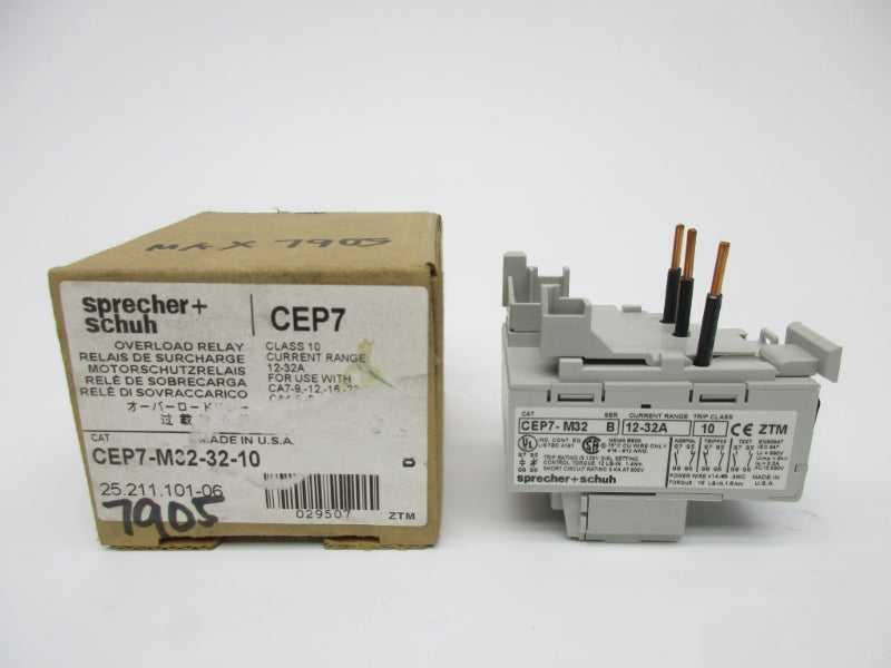 SPRECHER+SCHUH CEP7-M32-32-10 12-32A 600V NSMP