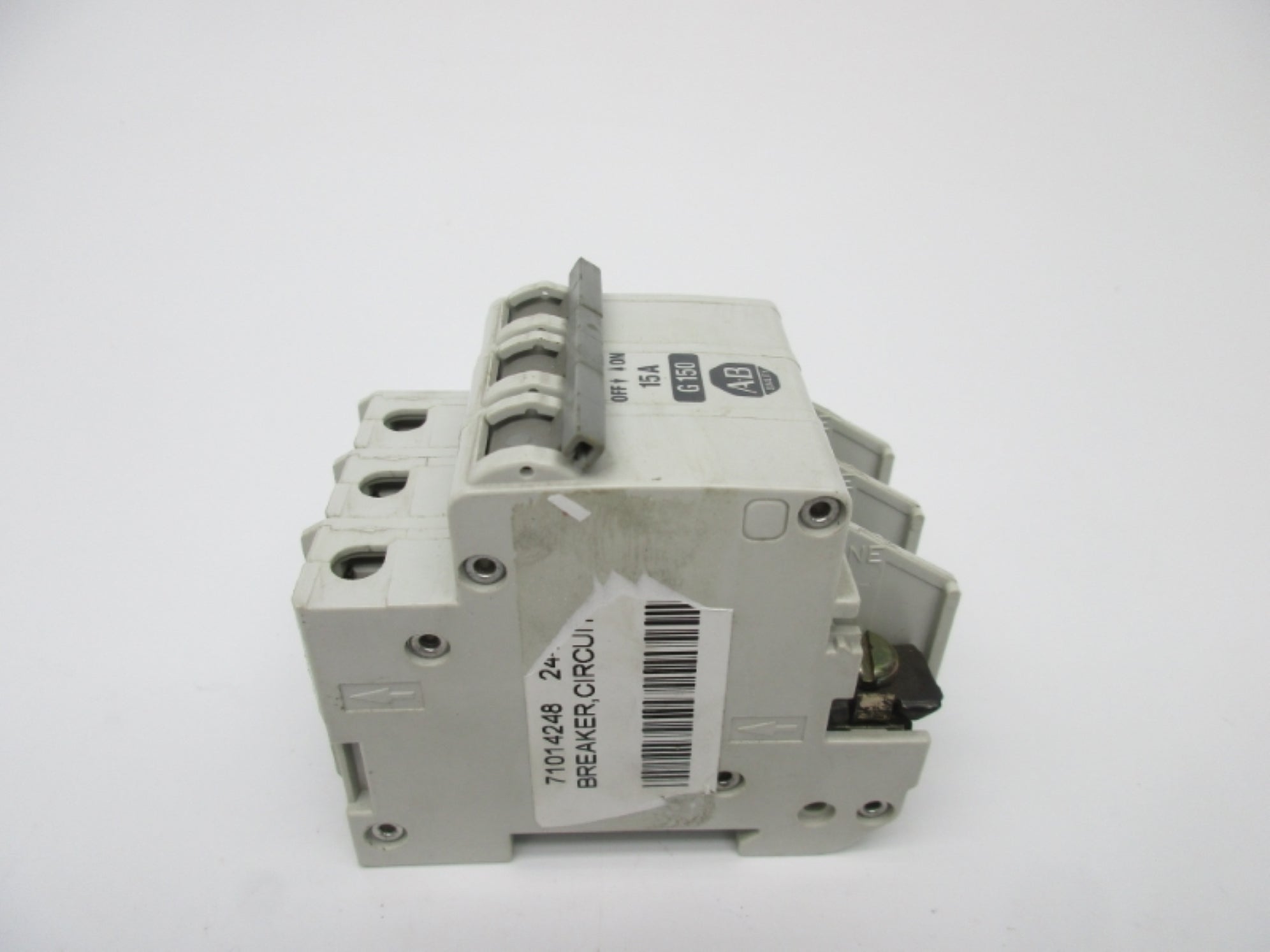 ALLEN BRADLEY 1492-CB3G150 SER. A 15A 480VAC UNMP