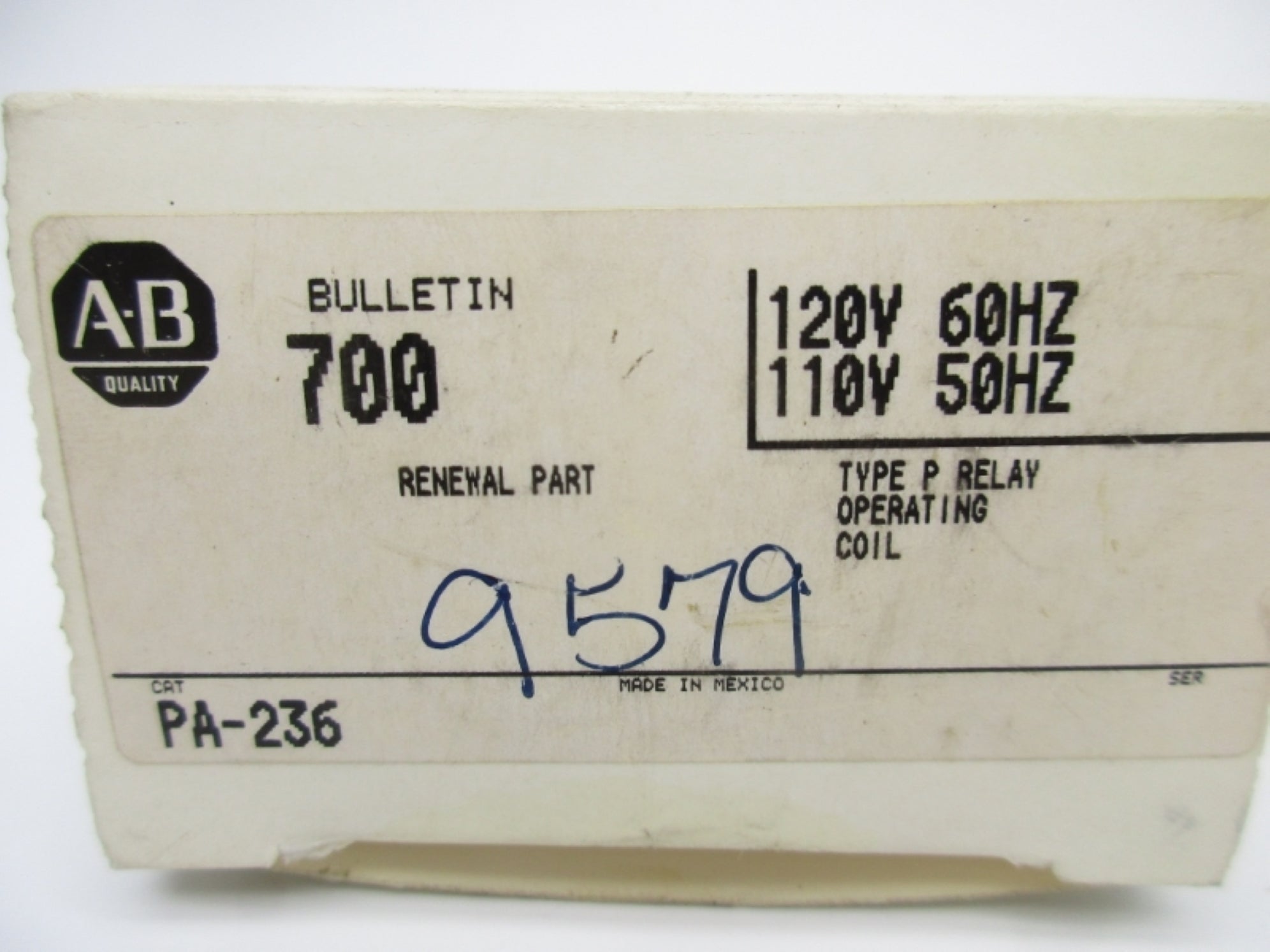 ALLEN BRADLEY PA-236 110/115-120V (WH) NSMP