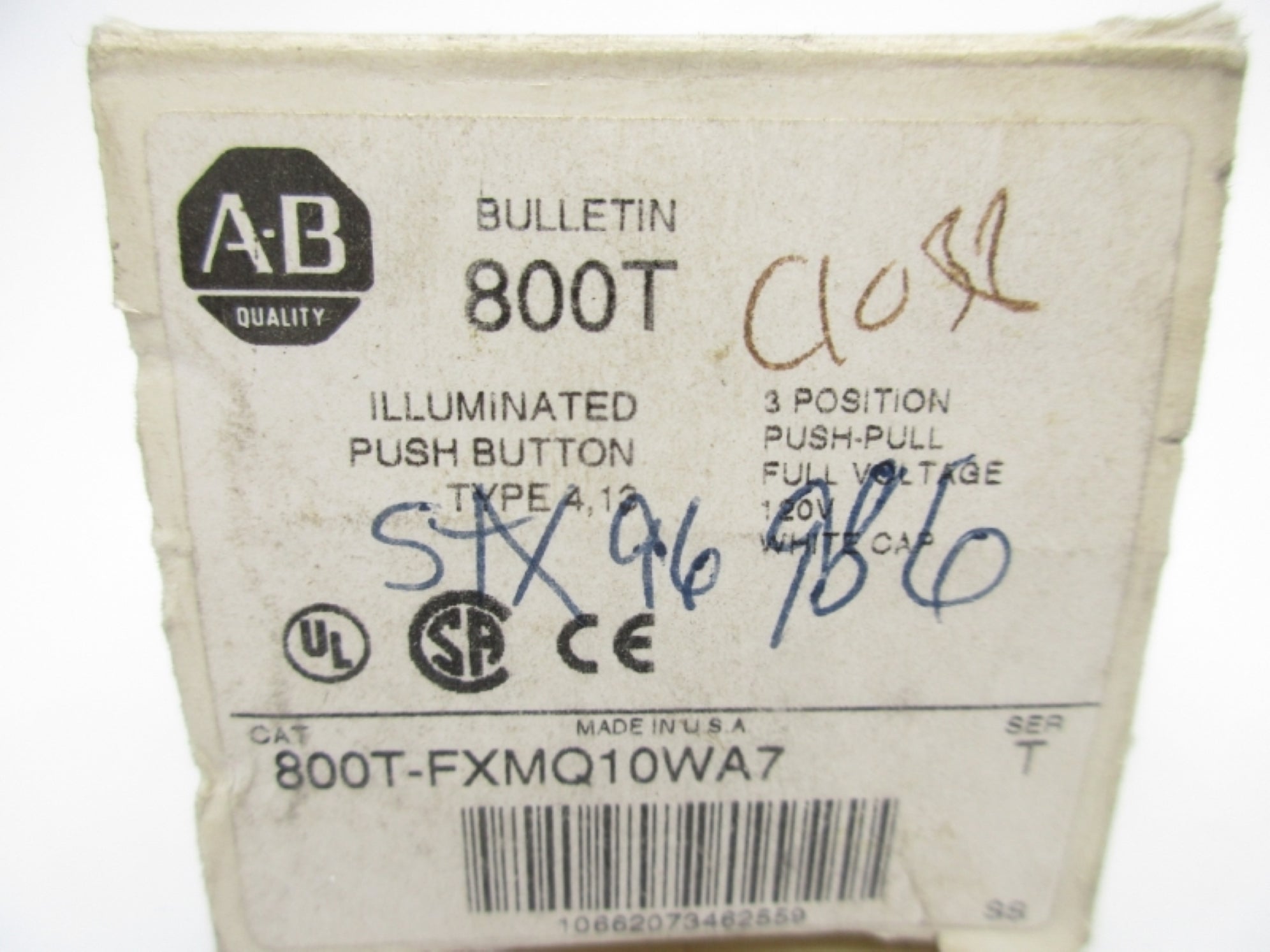 INDUSTRIAL SPARE PART 800T-FXMQ10WA7 SER. T NSMP