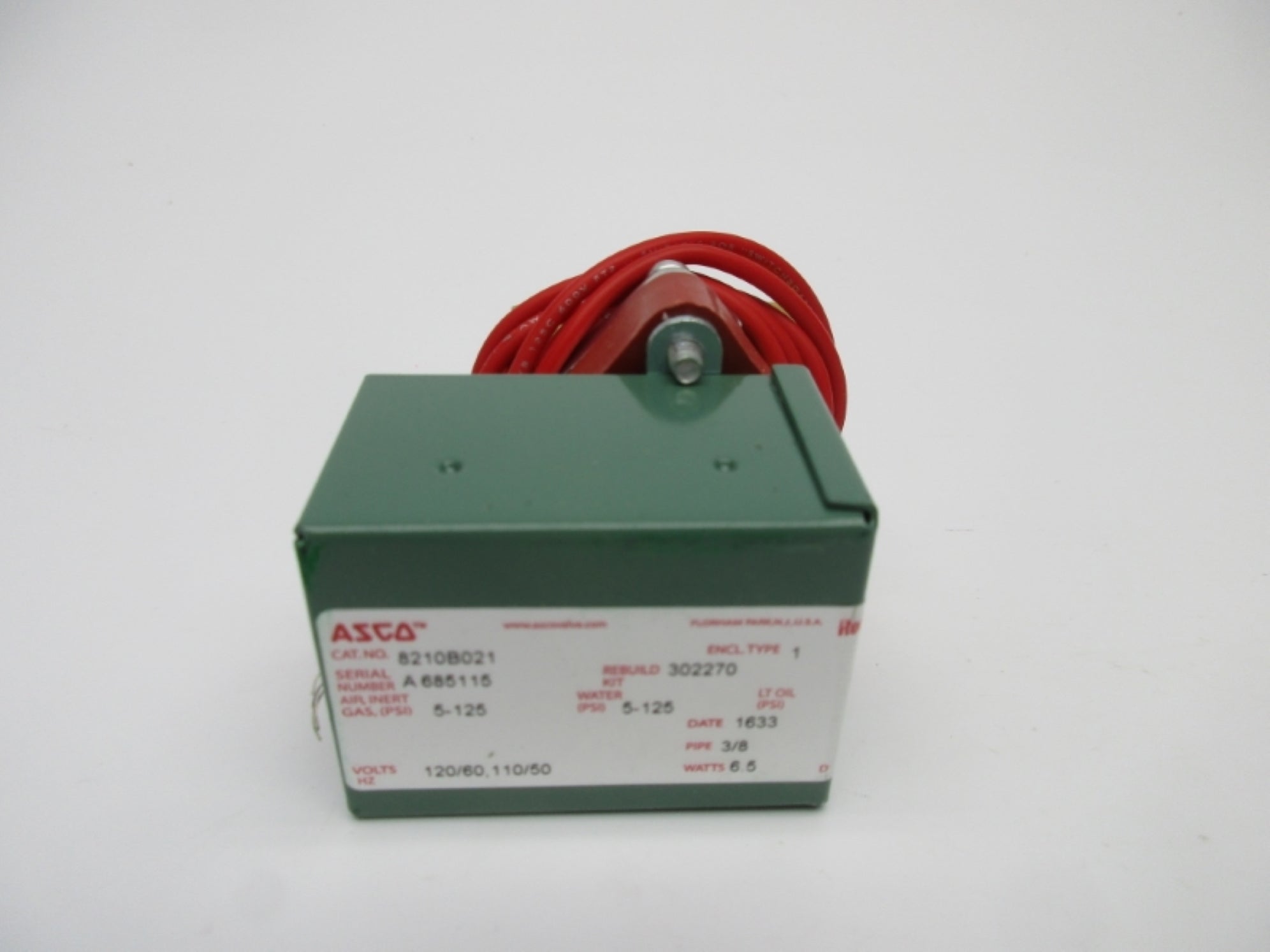 ASCO 8210B021 120/60 110/50 NSNP