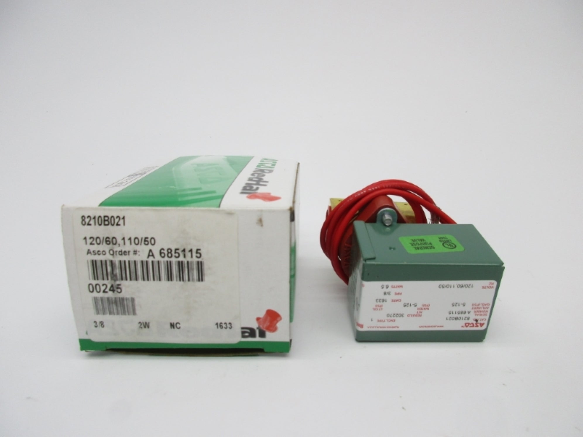ASCO 8210B021 120/60 110/50 NSMP