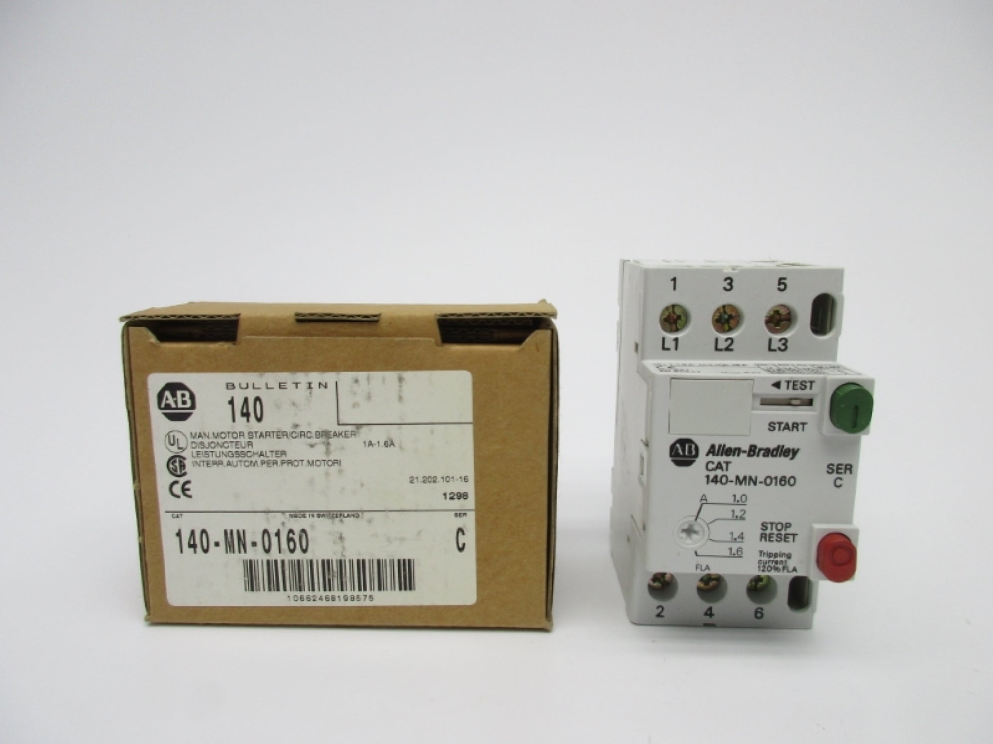 ALLEN BRADLEY 140-MN-0160 SER. C NSMP