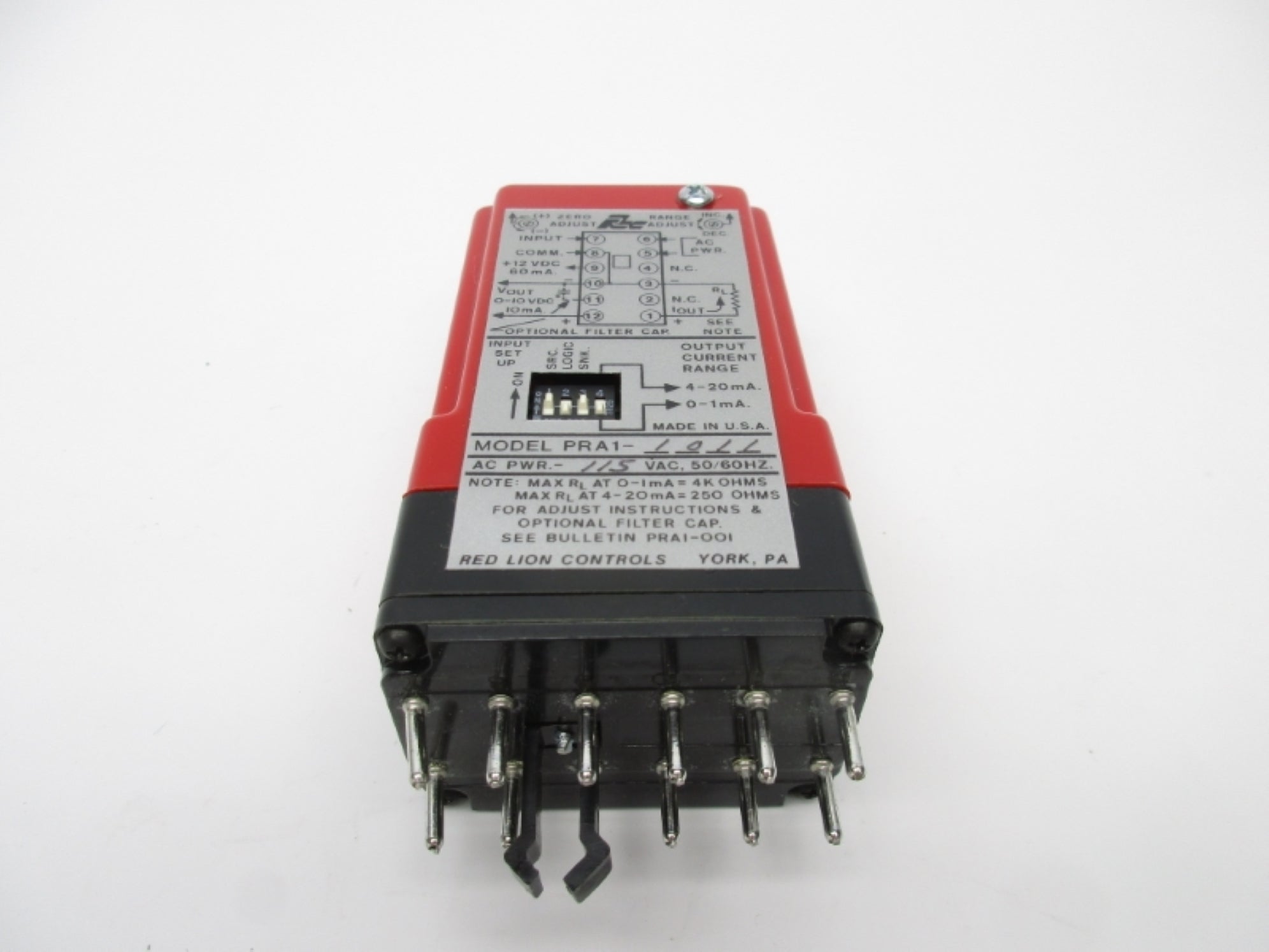 RED LION CONTROLS PRA11011 115VAC NSMP