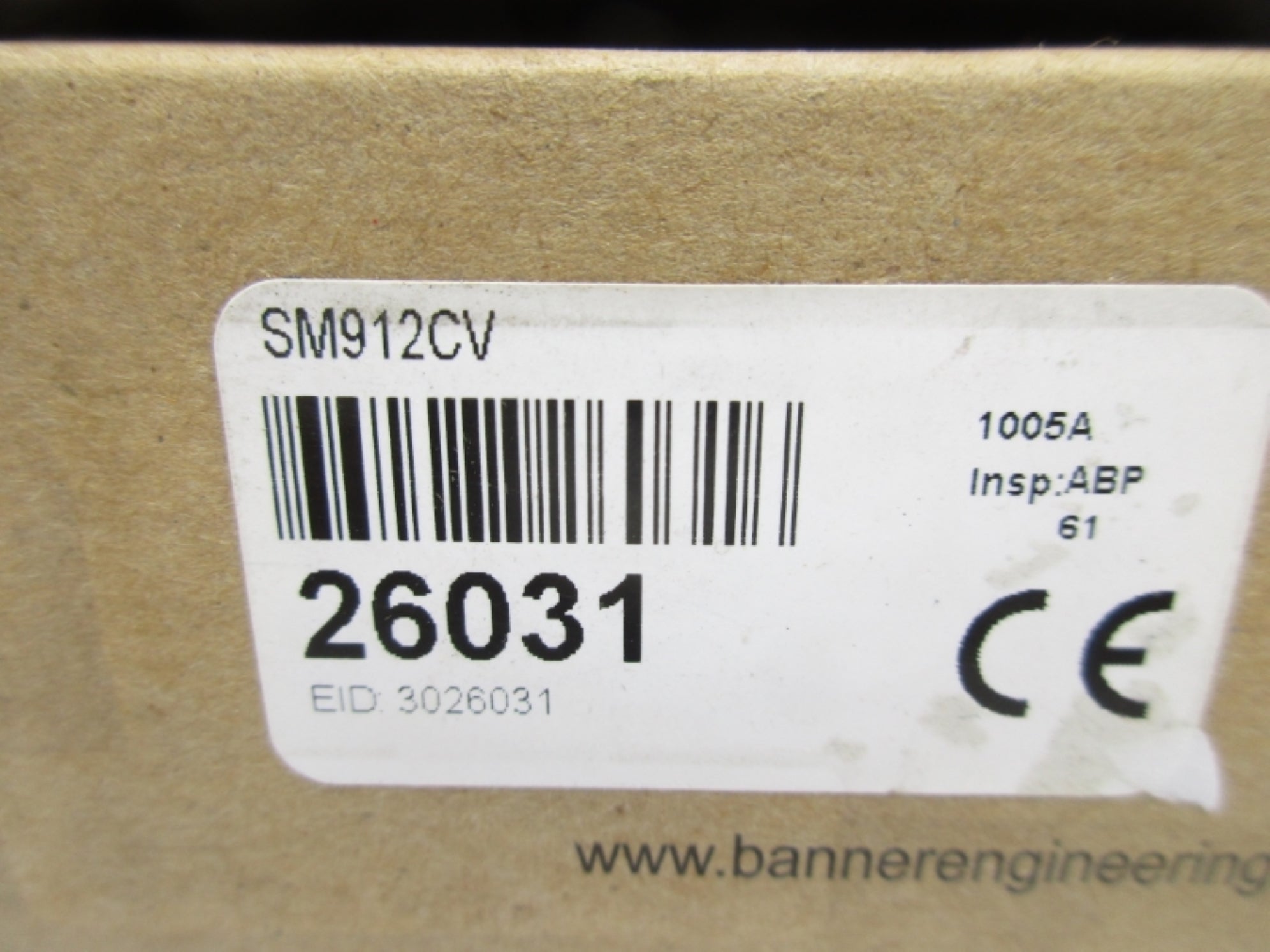 BANNER ENGINEERING SM912CV 26031 NSMP