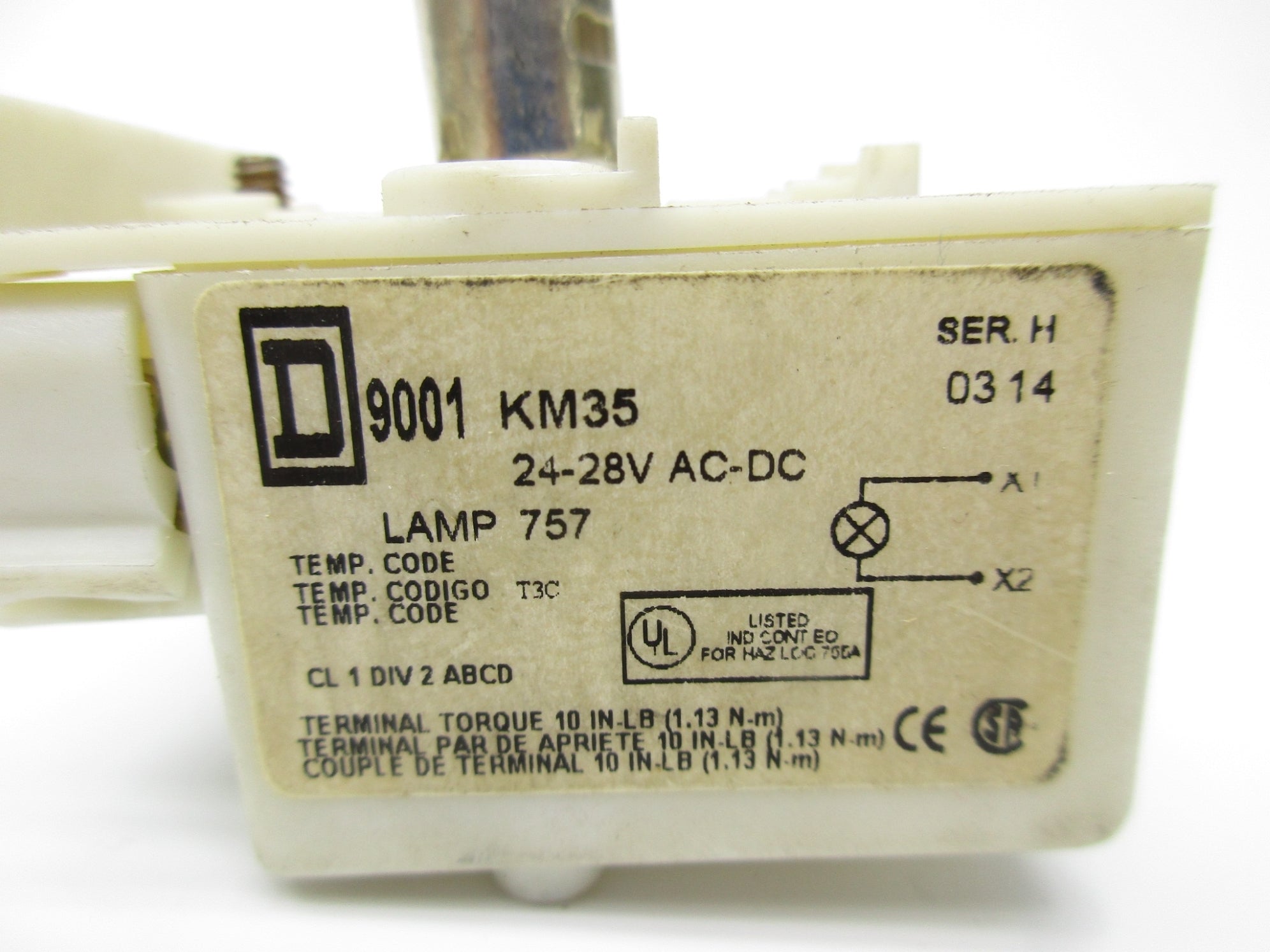 SQUARE D 9001KM35 SER. H (AS PICTURED) UNMP