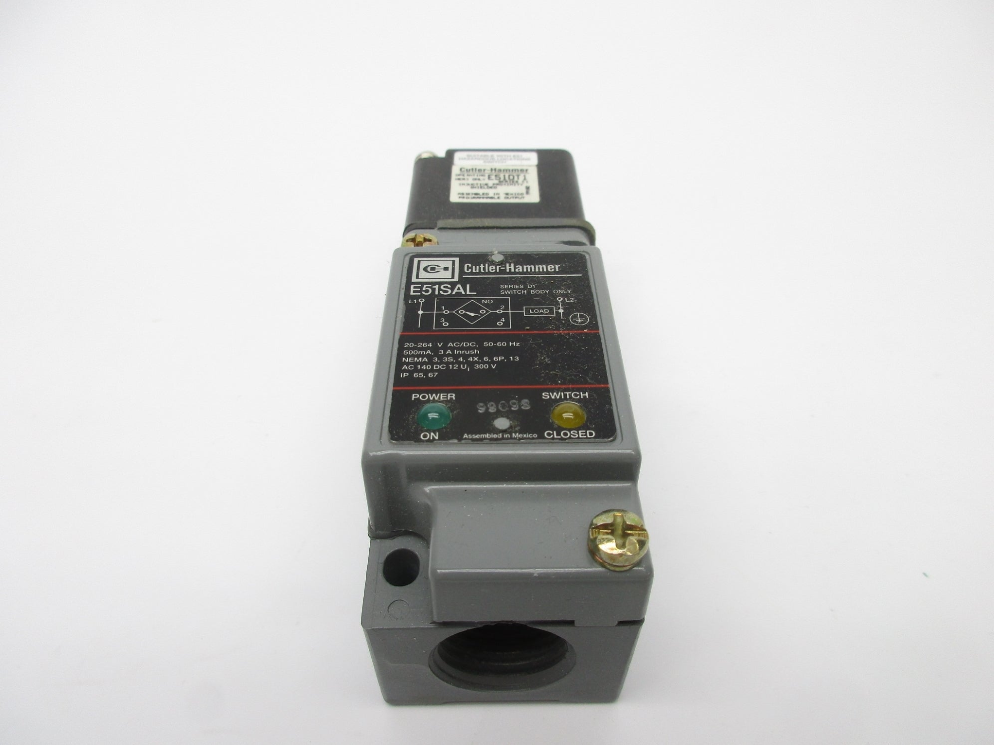 CUTLER HAMMER E51SAL SER. D1 E51DT1 SER. C1 NSNP