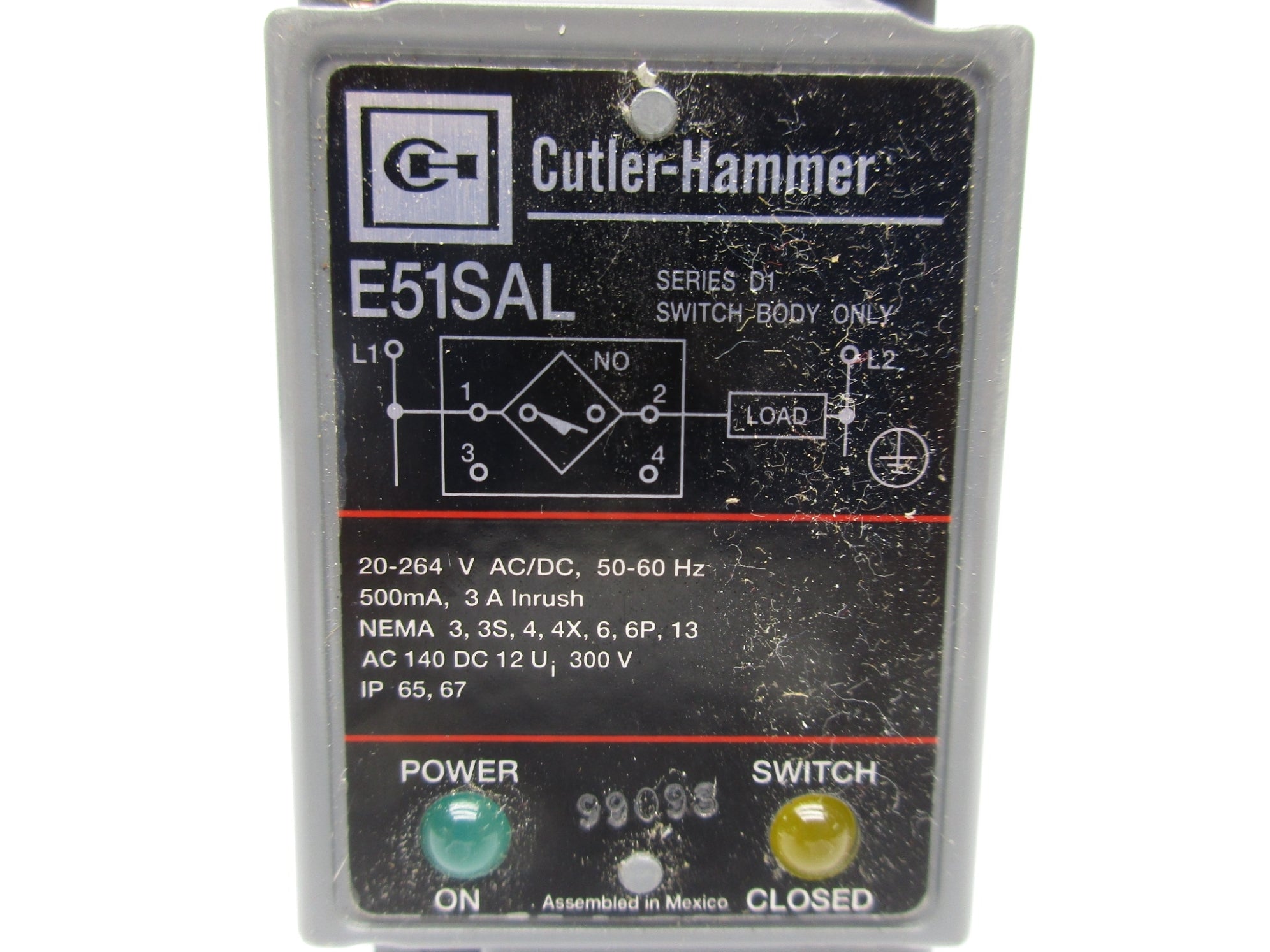 CUTLER HAMMER E51SAL SER. D1 E51DT1 SER. C1 NSNP