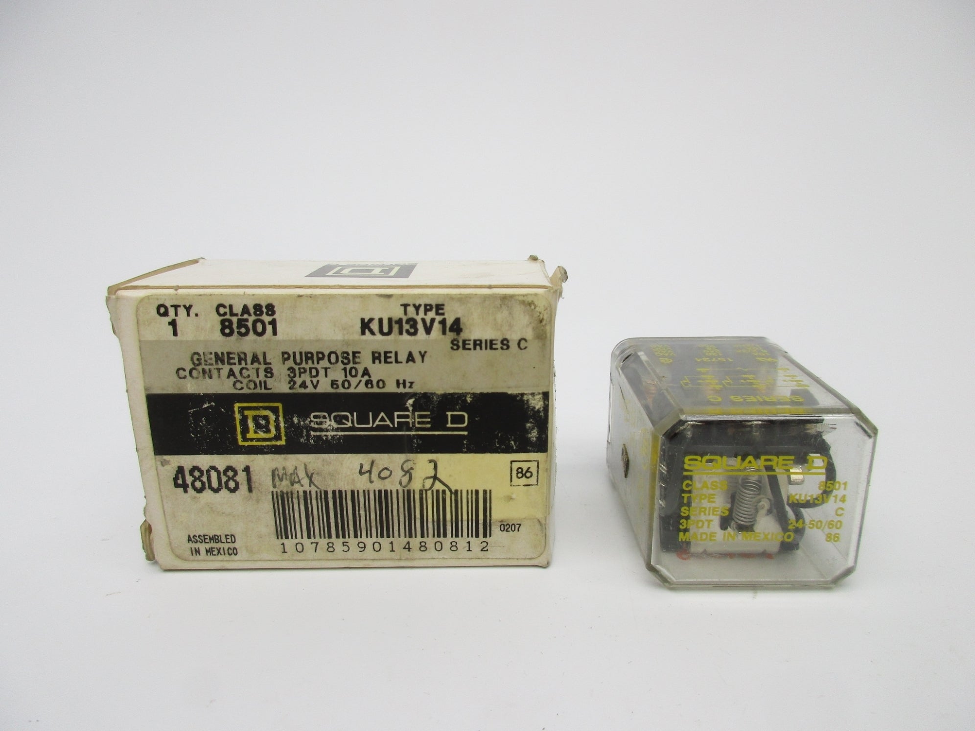 SQUARE D 8501-KU13V14 SER. C 10A 24V NSMP