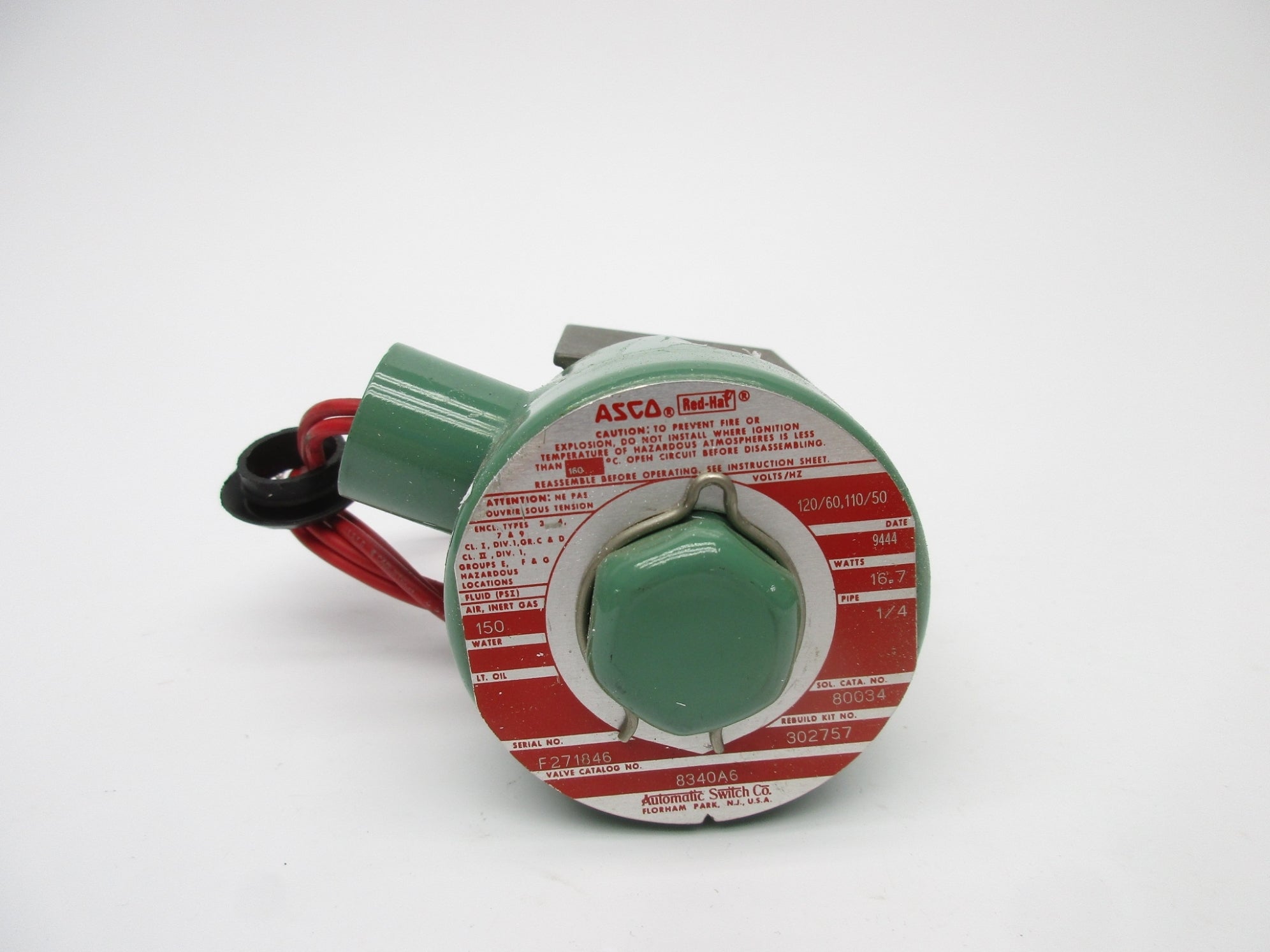 ASCO 8340A6 110/120V NSNP