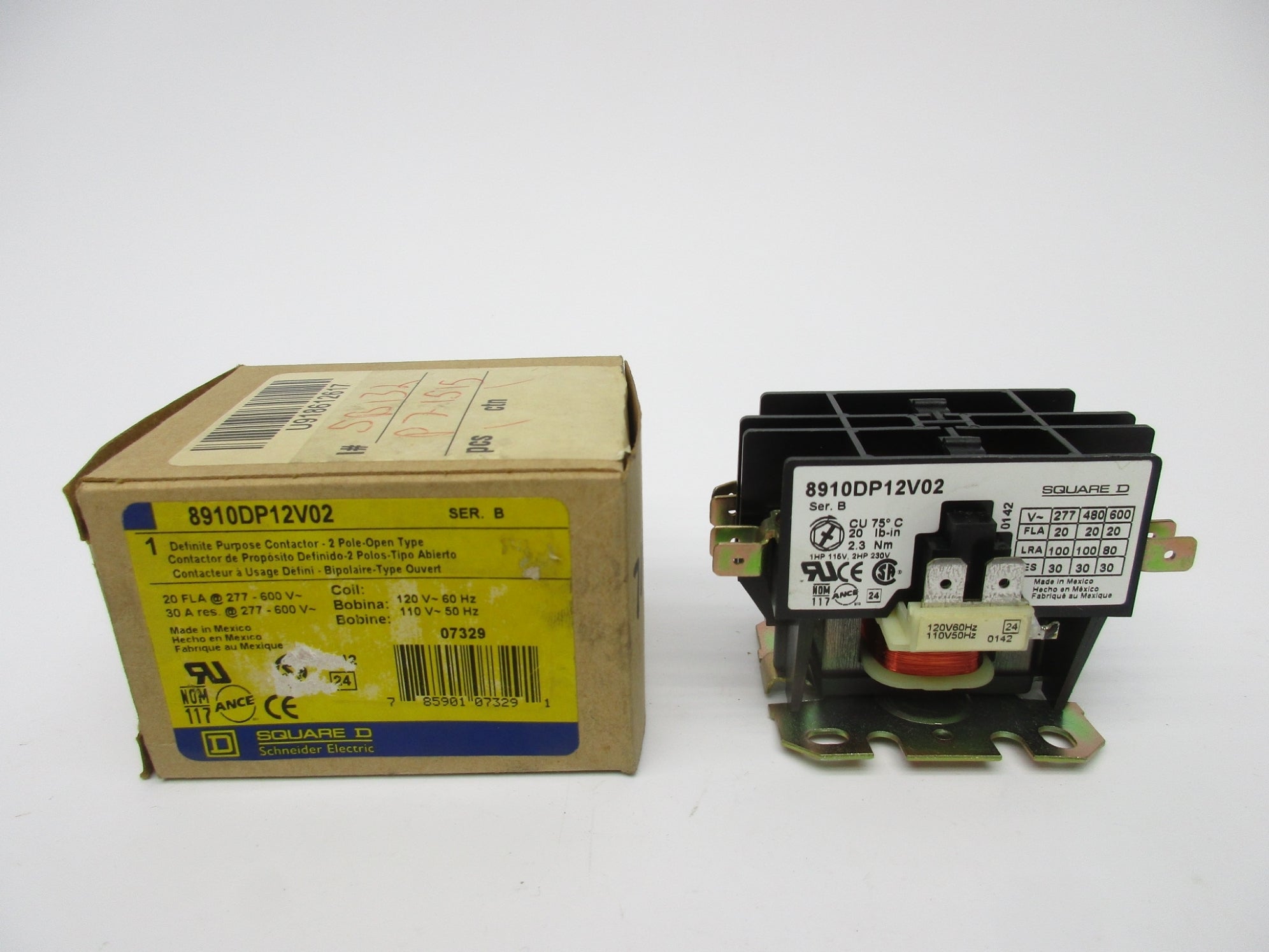 SQUARE D 8910DP12V02 110/120V NSMP