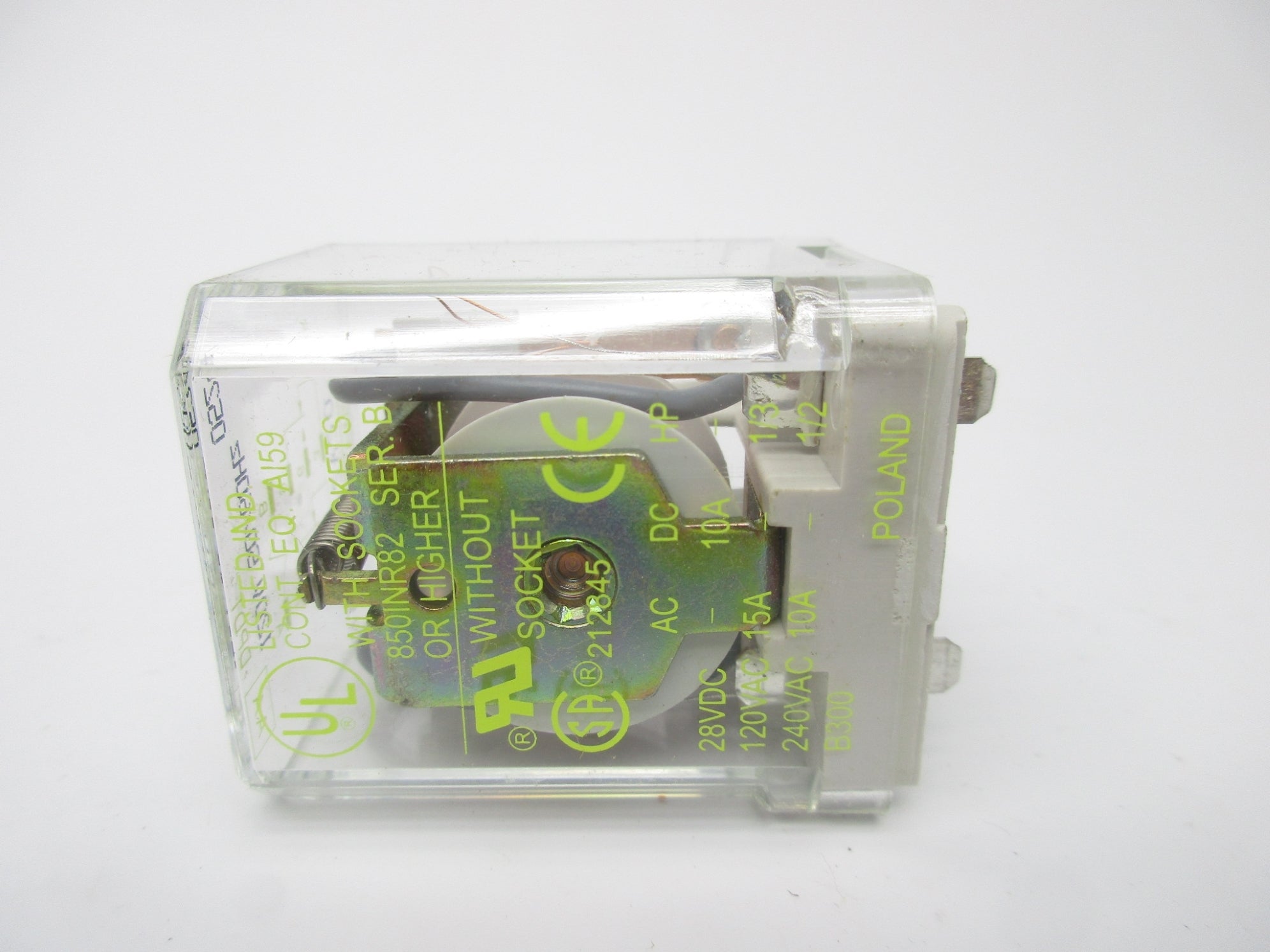 SQUARE D 8501KU12V20 SER. D 10A 120V NSMP
