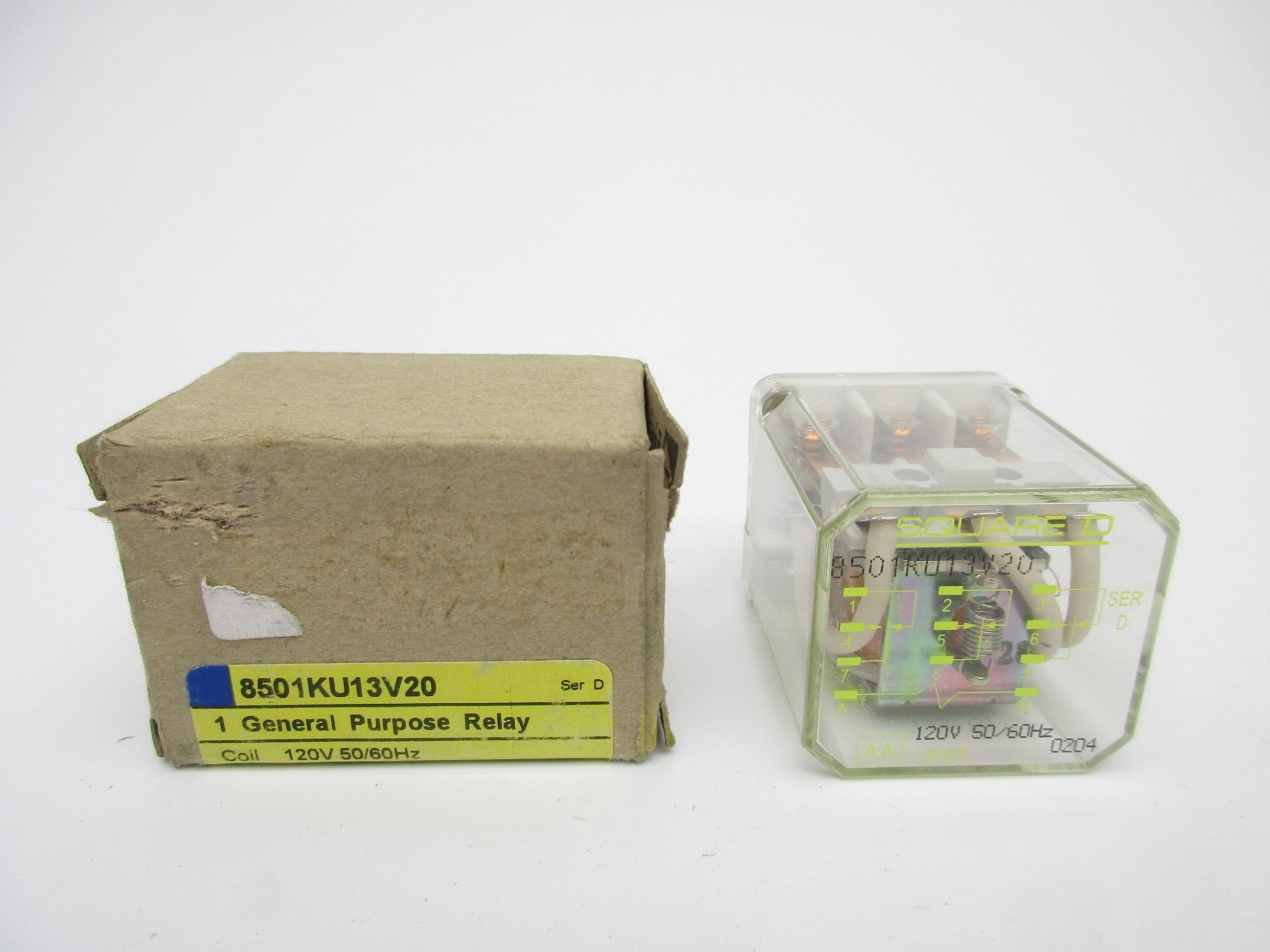 SQUARE D 8501KU13V20 SER. D 10A 120V NSMP