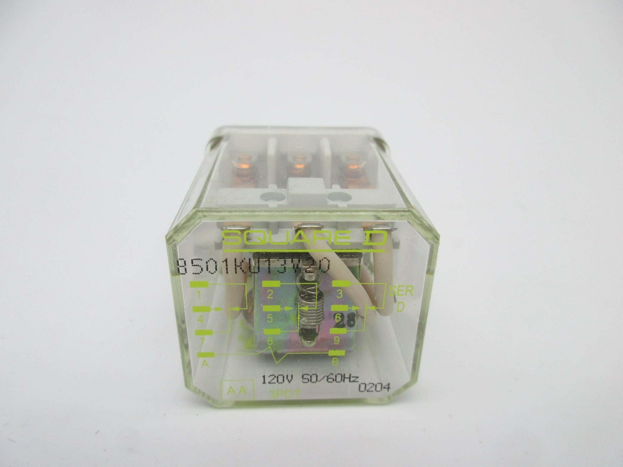 SQUARE D 8501KU13V20 SER. D 10A 120V NSMP