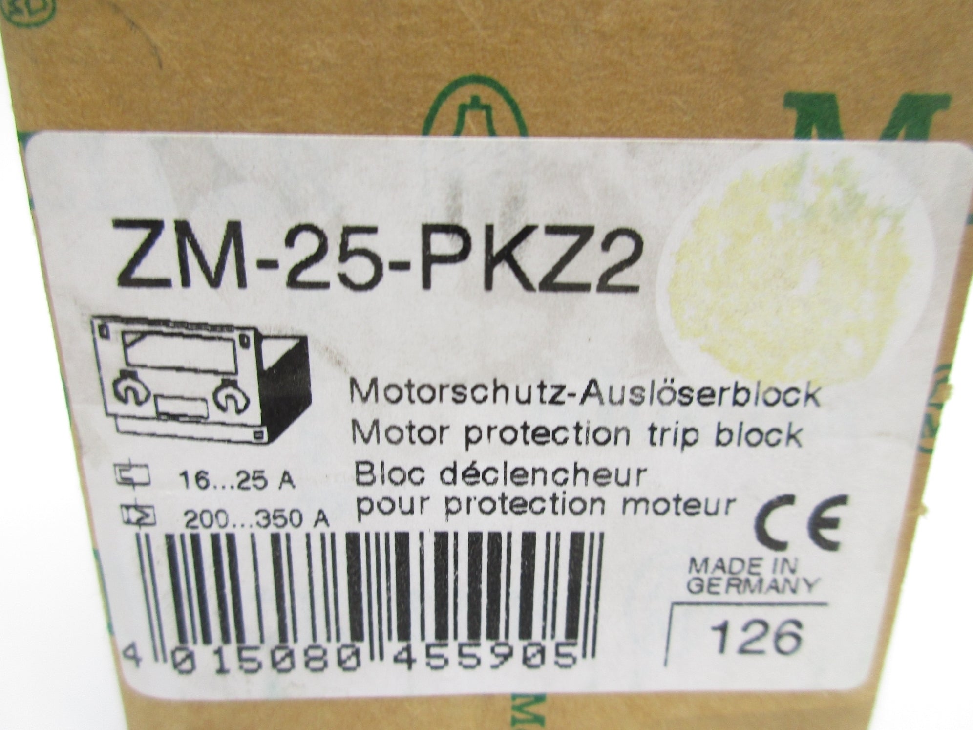 KLOCKNER MOELLER ZM-25-PKZ2 575V 16-25A NSMP