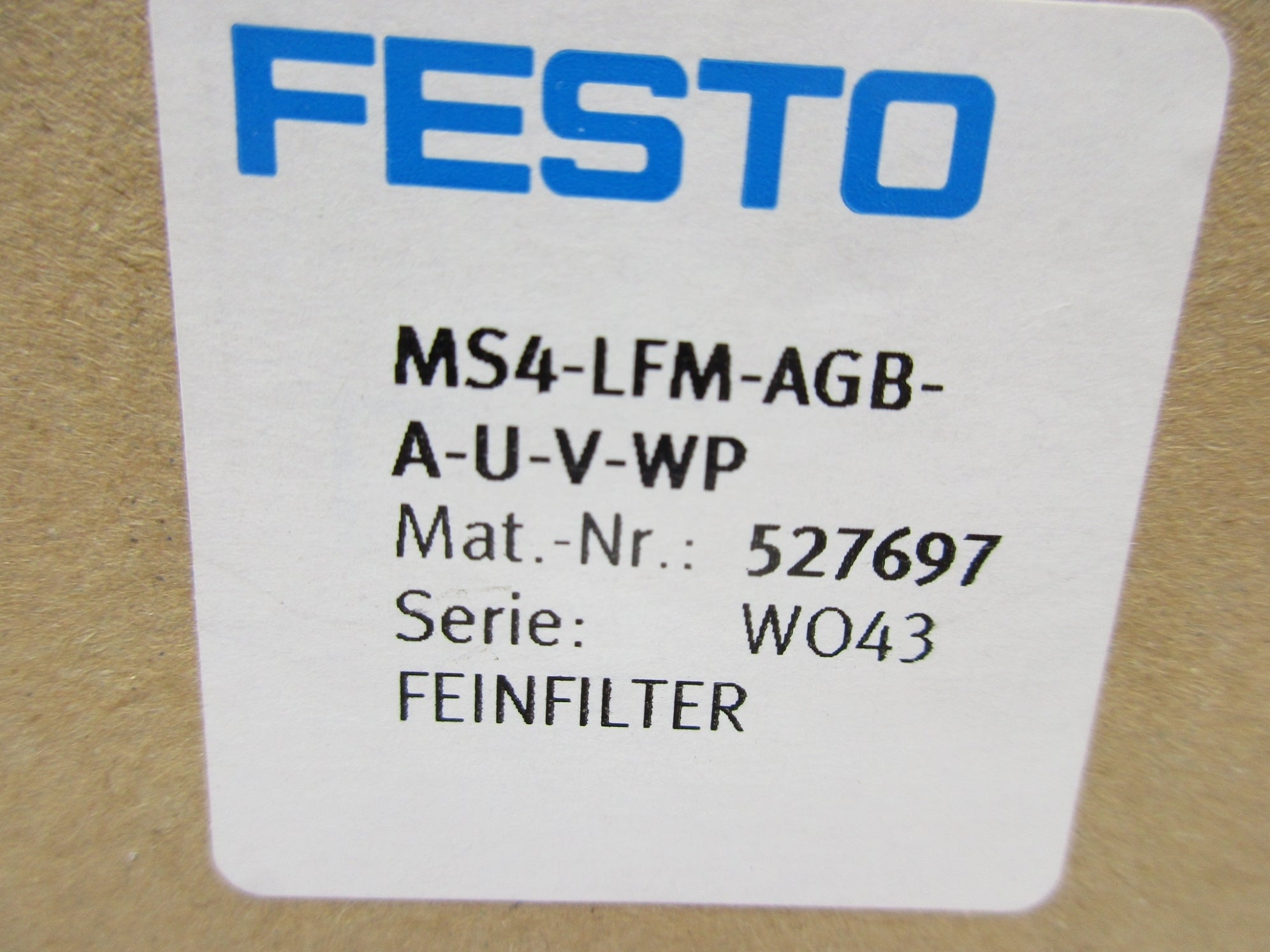 FESTO MS4-LFM-AGB-A-U-V-WP  NSMP