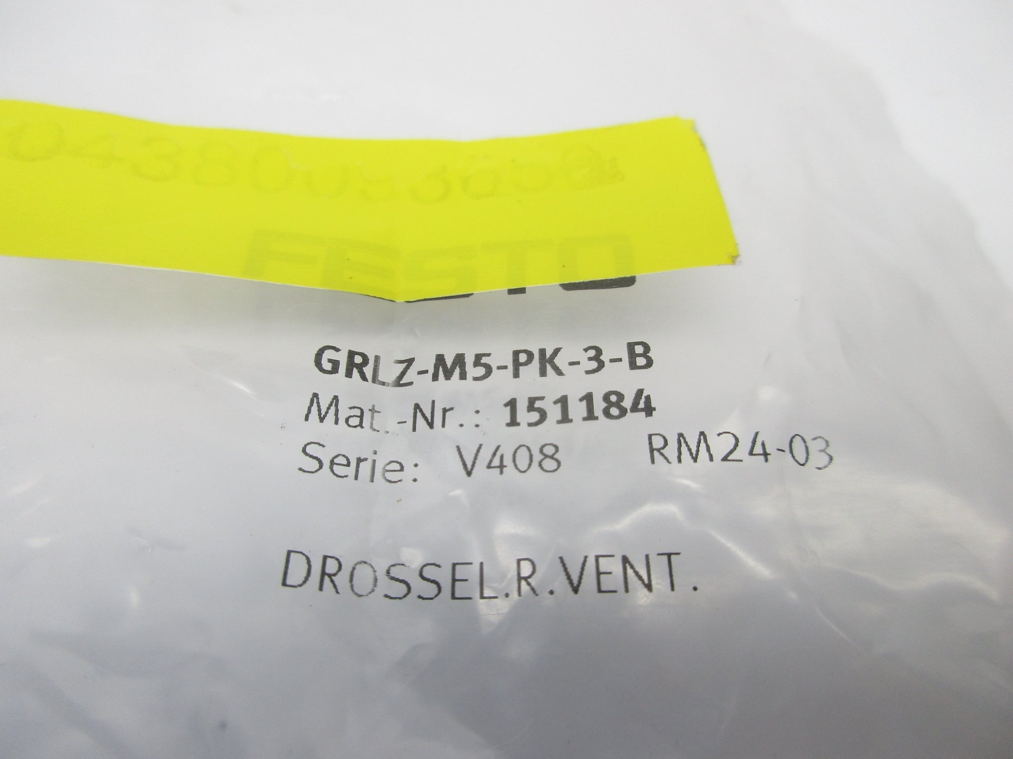 FESTO GRLZ-M5-PK-3-B NSMP