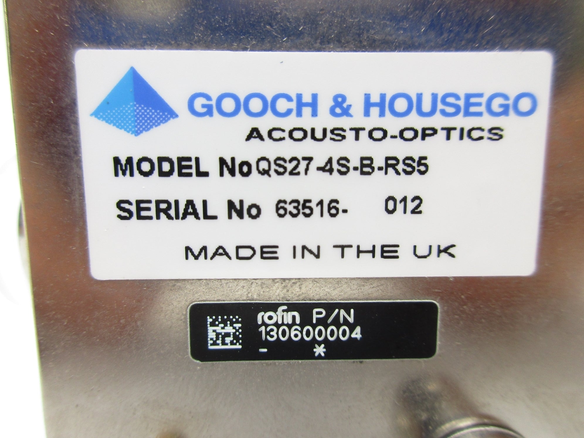 GOOCH & HOUSEGO QS27-4S-B-RS5 130600004 NSNP