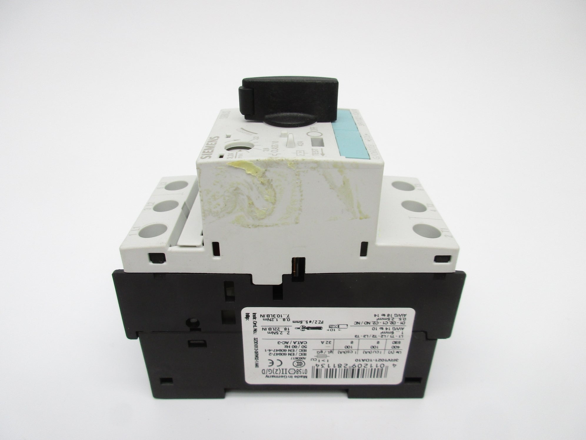 SIEMENS 3RV1021-1DA10 2.2-3.2A 690V NSNP