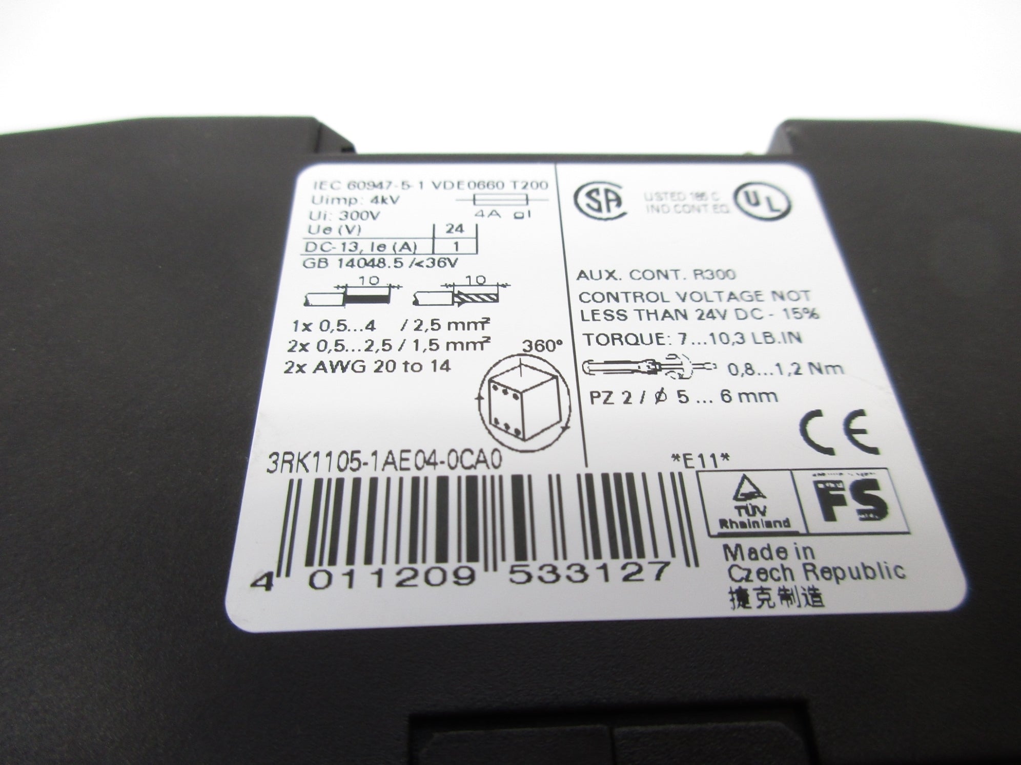 SIEMENS 3RK1105-1AE04-0CA0 24VDC NSMP