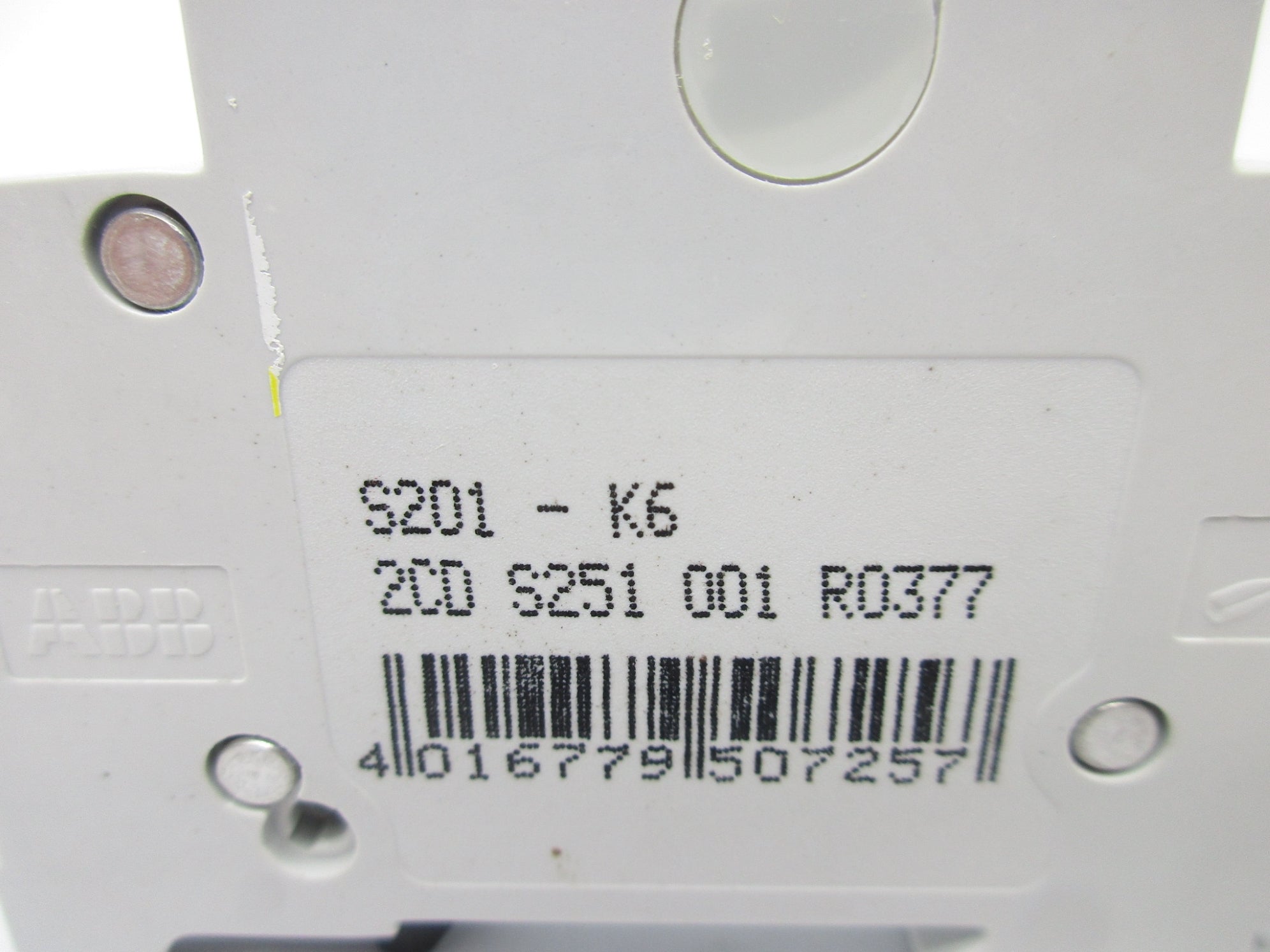 ABB S201-K6 6A 230/400V NSNP