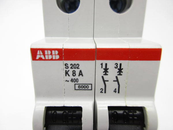 ABB S202-K8 8A 400V NSNP