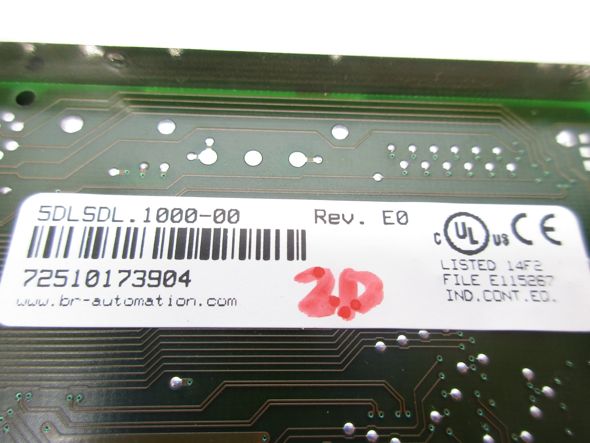 B&R AUTOMATION 5DLSDL.1000-00 REV. E0 NSNP