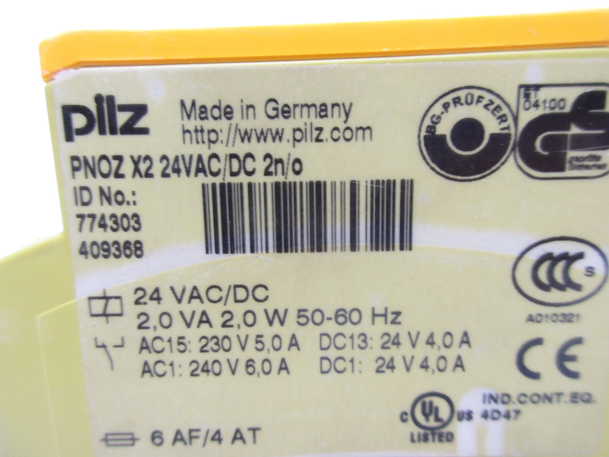 PILZ PNOZX224VAC/DC2N/O NSMP