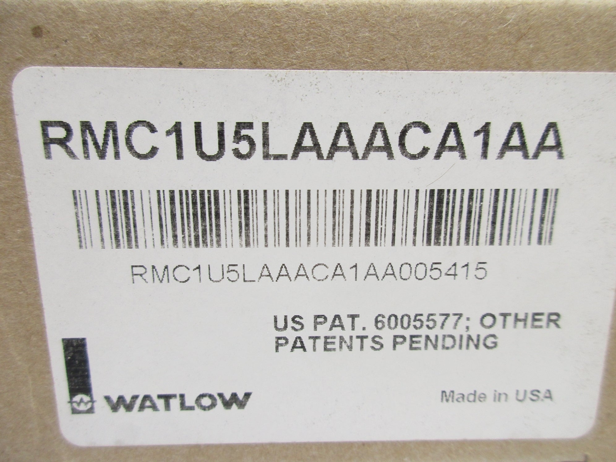 WATLOW RMC1U5LAAACA1AA NSMP