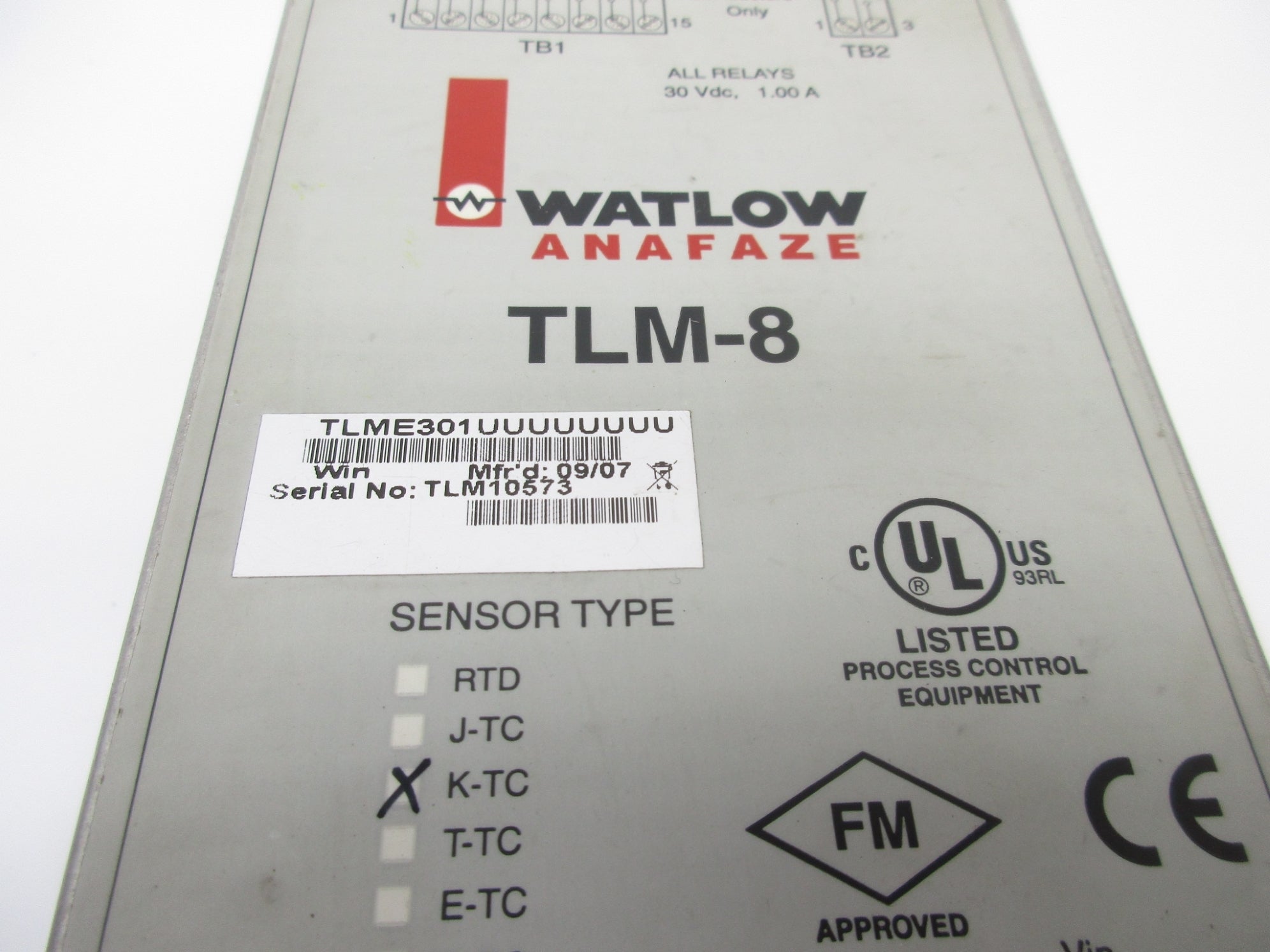 WATLOW TLM-8-K-TC NSNP