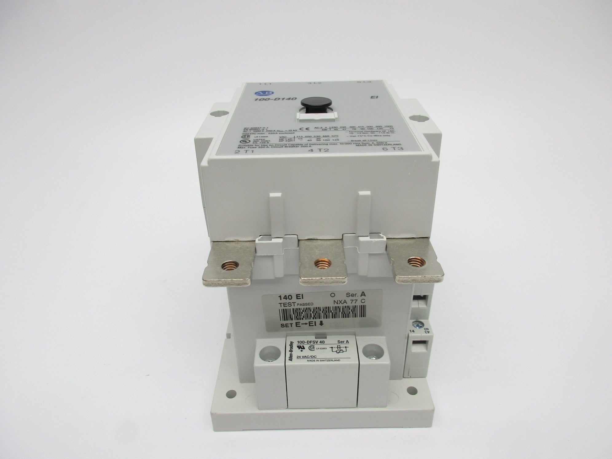 ALLEN BRADLEY 100-D140EJ11 SER. A 24V (BR/WH) NSMP