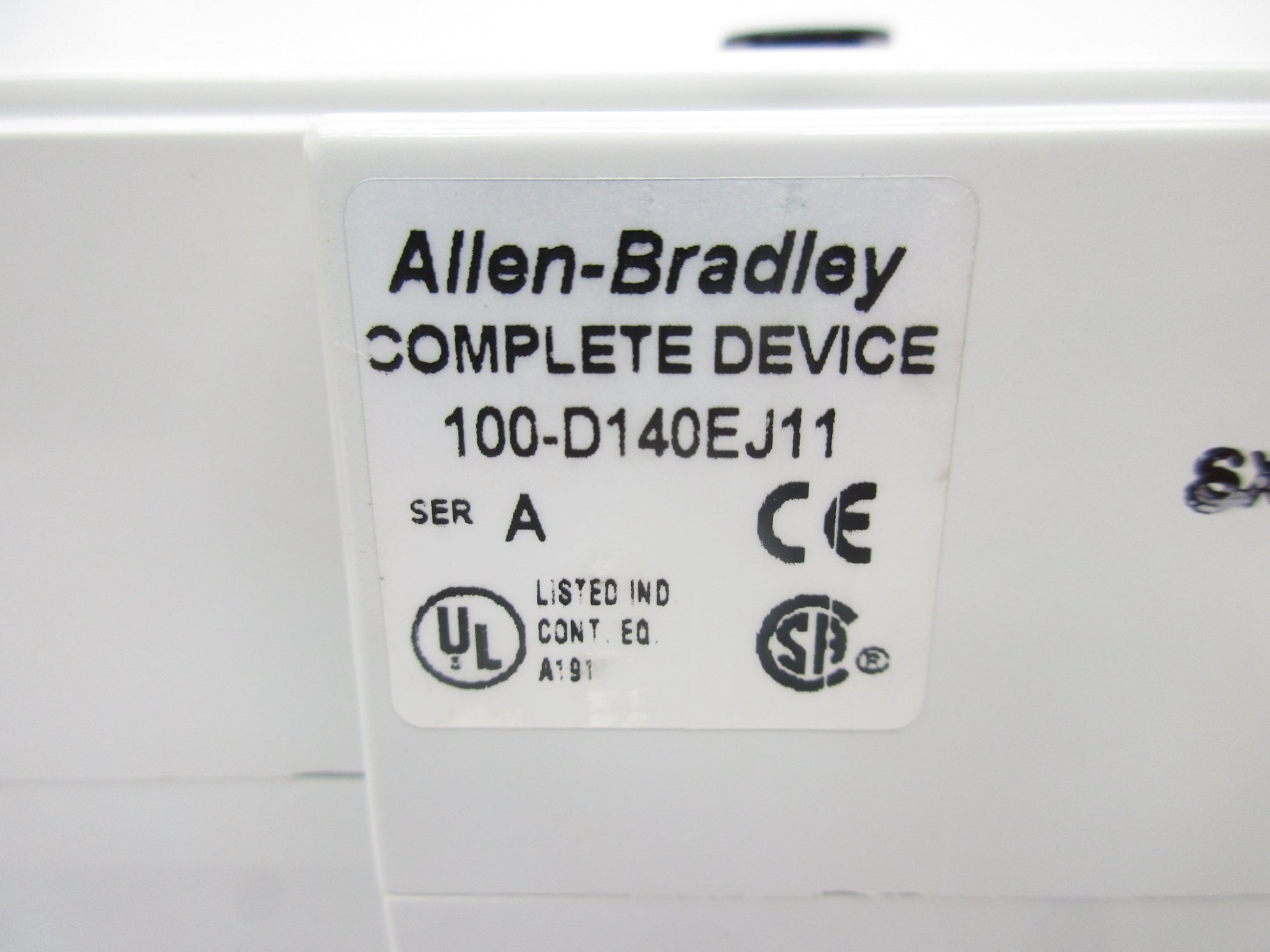 ALLEN BRADLEY 100-D140EJ11 SER. A 24V (BR/WH) NSMP