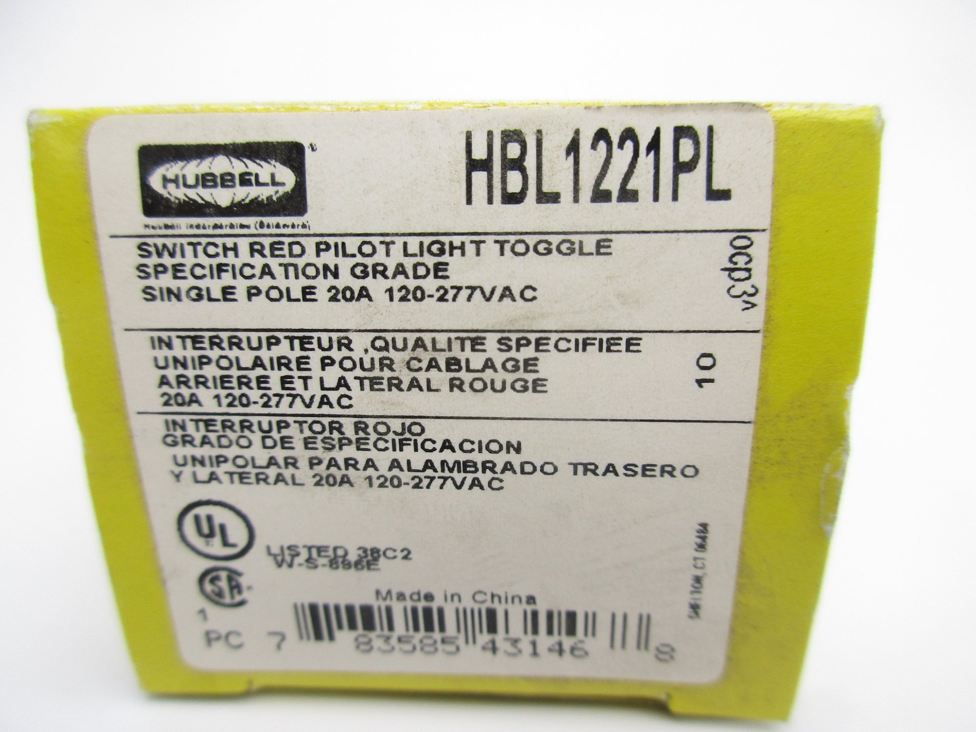 HUBBELL HBL1221PL NSMP