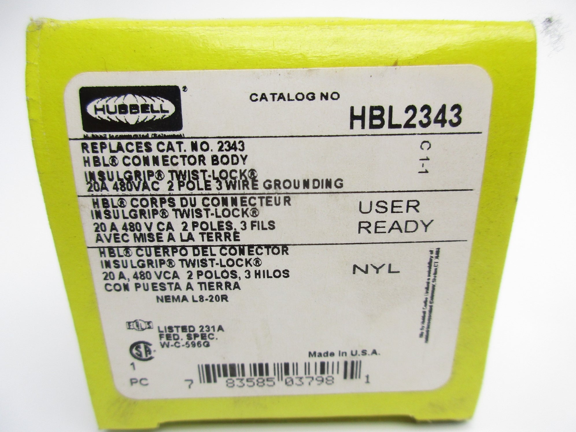 HUBBELL HBL2343 NSMP