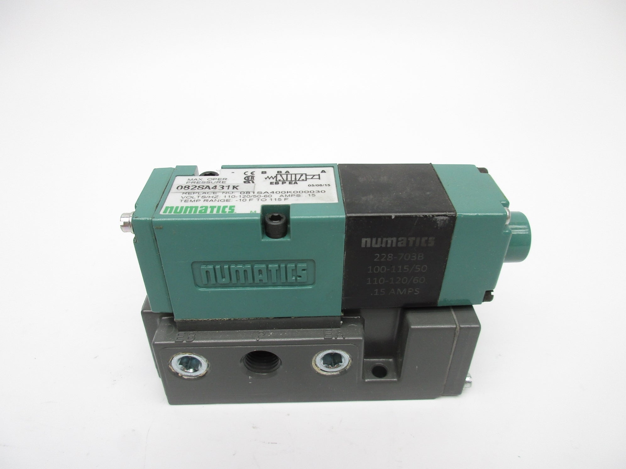 NUMATICS 082SA431K 110/120V NSNP